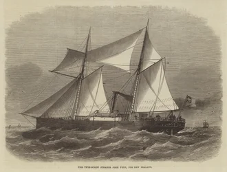 The Twin-Screw Steamer John Penn, for New Zealand